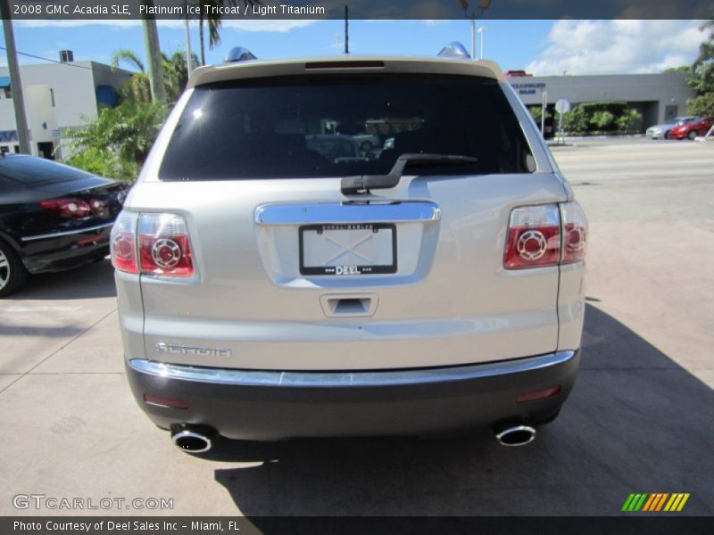 Platinum Ice Tricoat / Light Titanium 2008 GMC Acadia SLE