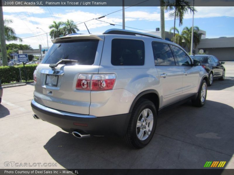 Platinum Ice Tricoat / Light Titanium 2008 GMC Acadia SLE