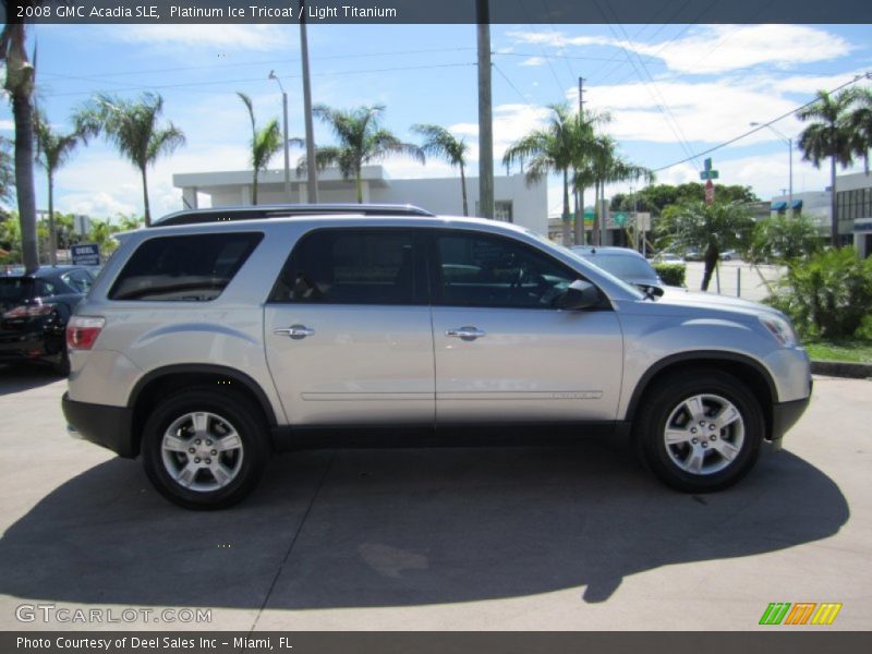 Platinum Ice Tricoat / Light Titanium 2008 GMC Acadia SLE