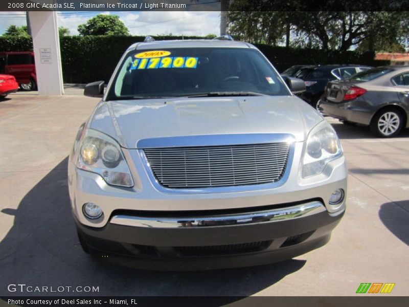Platinum Ice Tricoat / Light Titanium 2008 GMC Acadia SLE