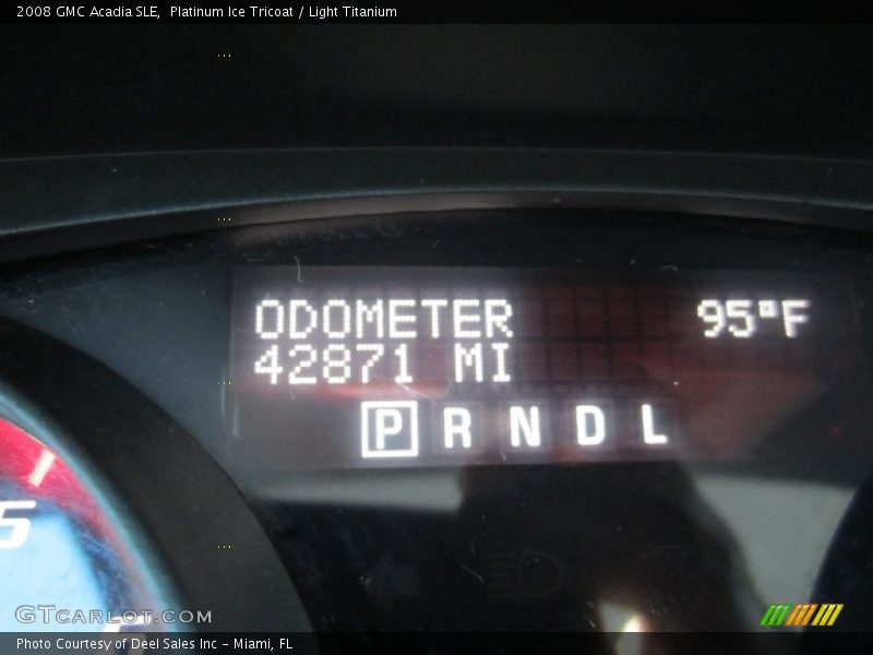 Platinum Ice Tricoat / Light Titanium 2008 GMC Acadia SLE