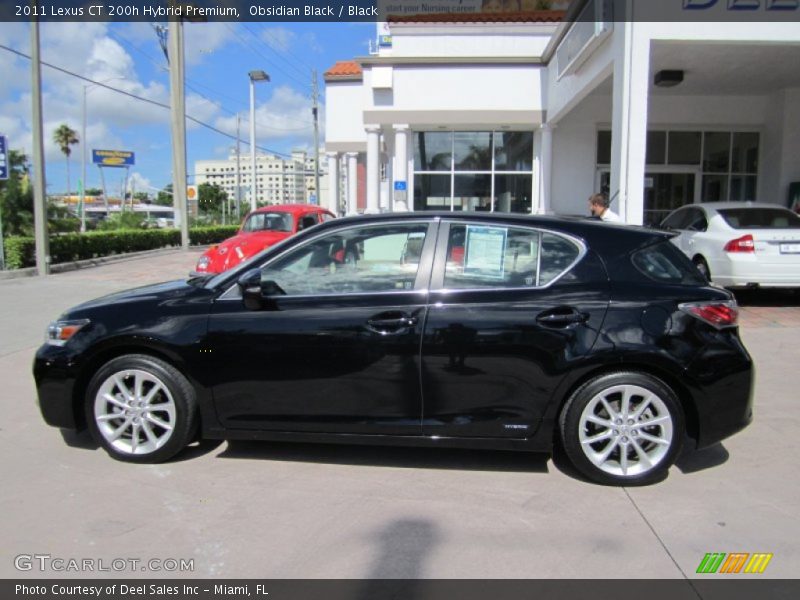 Obsidian Black / Black 2011 Lexus CT 200h Hybrid Premium