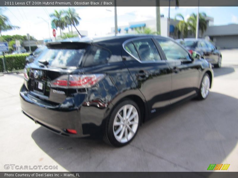 Obsidian Black / Black 2011 Lexus CT 200h Hybrid Premium