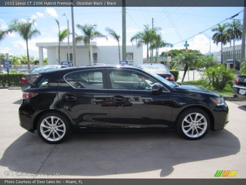 Obsidian Black / Black 2011 Lexus CT 200h Hybrid Premium