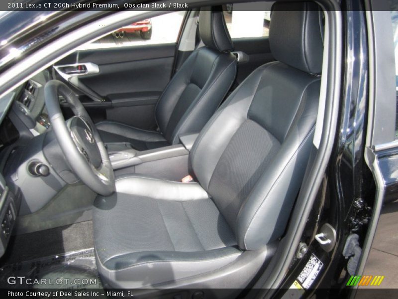 Obsidian Black / Black 2011 Lexus CT 200h Hybrid Premium