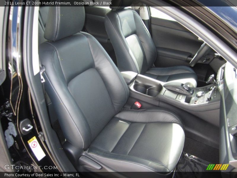 Obsidian Black / Black 2011 Lexus CT 200h Hybrid Premium