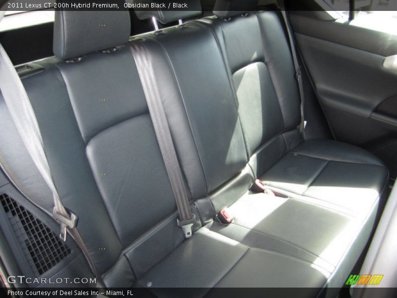 Obsidian Black / Black 2011 Lexus CT 200h Hybrid Premium