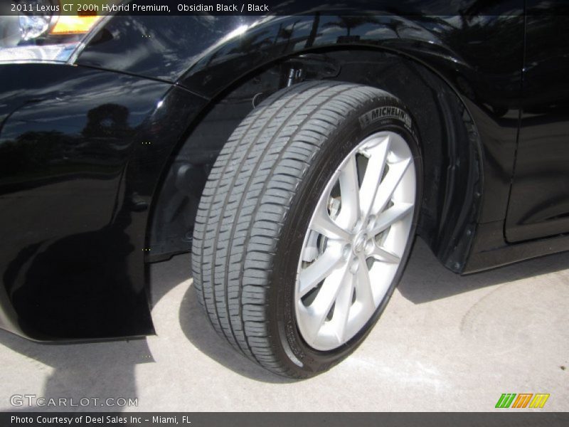 Obsidian Black / Black 2011 Lexus CT 200h Hybrid Premium