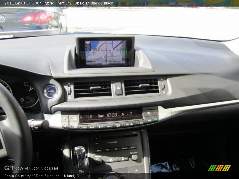 Obsidian Black / Black 2011 Lexus CT 200h Hybrid Premium