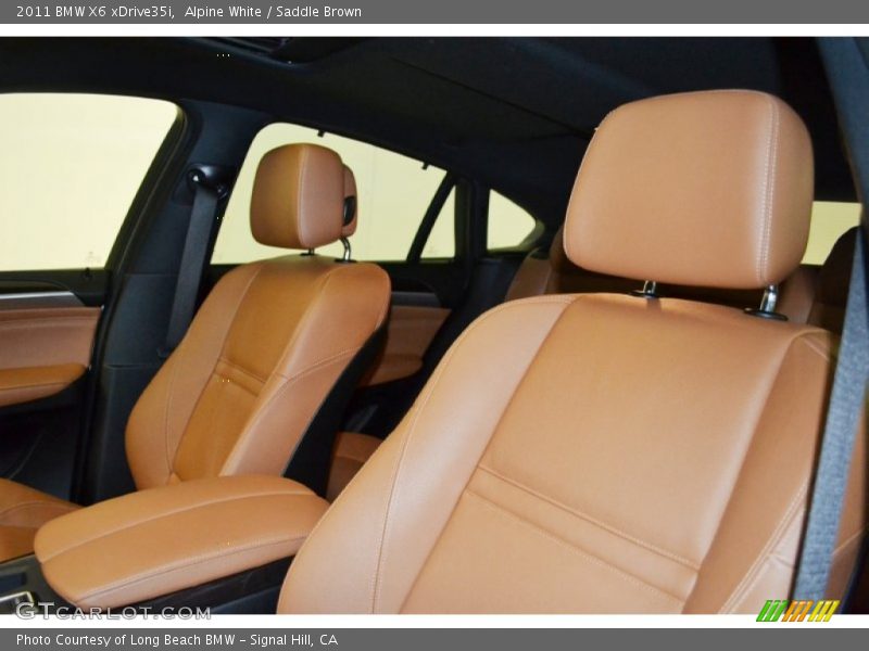 Alpine White / Saddle Brown 2011 BMW X6 xDrive35i