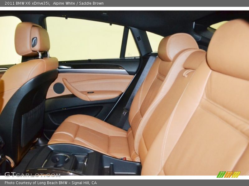 Alpine White / Saddle Brown 2011 BMW X6 xDrive35i