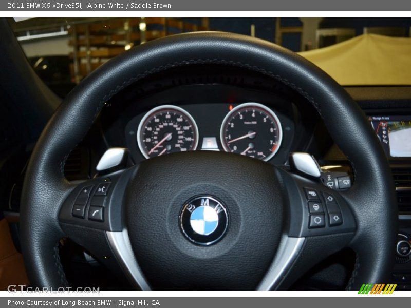 Alpine White / Saddle Brown 2011 BMW X6 xDrive35i