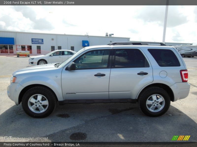 Silver Metallic / Stone 2008 Ford Escape XLT V6