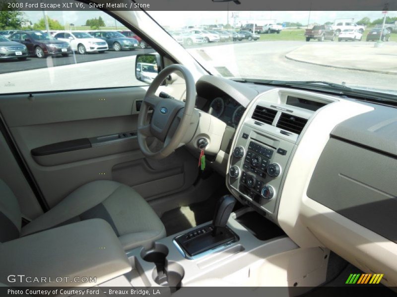 Silver Metallic / Stone 2008 Ford Escape XLT V6