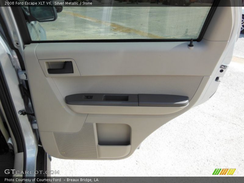 Silver Metallic / Stone 2008 Ford Escape XLT V6