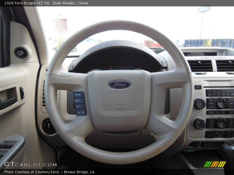 Silver Metallic / Stone 2008 Ford Escape XLT V6