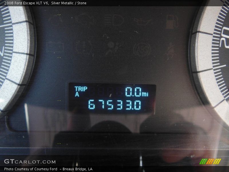 Silver Metallic / Stone 2008 Ford Escape XLT V6