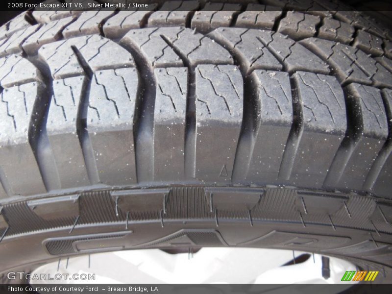 Silver Metallic / Stone 2008 Ford Escape XLT V6