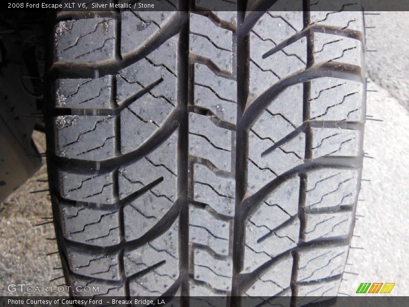 Silver Metallic / Stone 2008 Ford Escape XLT V6