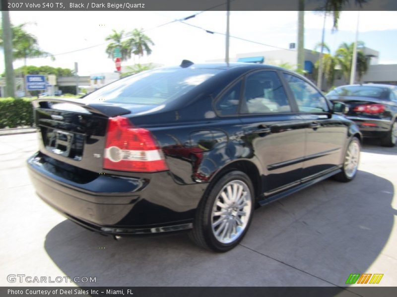 Black / Dark Beige/Quartz 2007 Volvo S40 T5