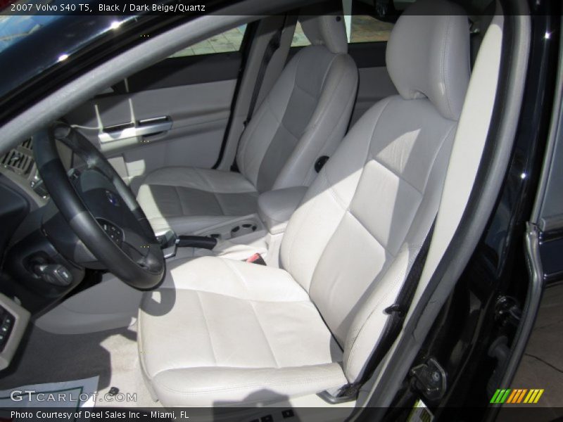 Black / Dark Beige/Quartz 2007 Volvo S40 T5