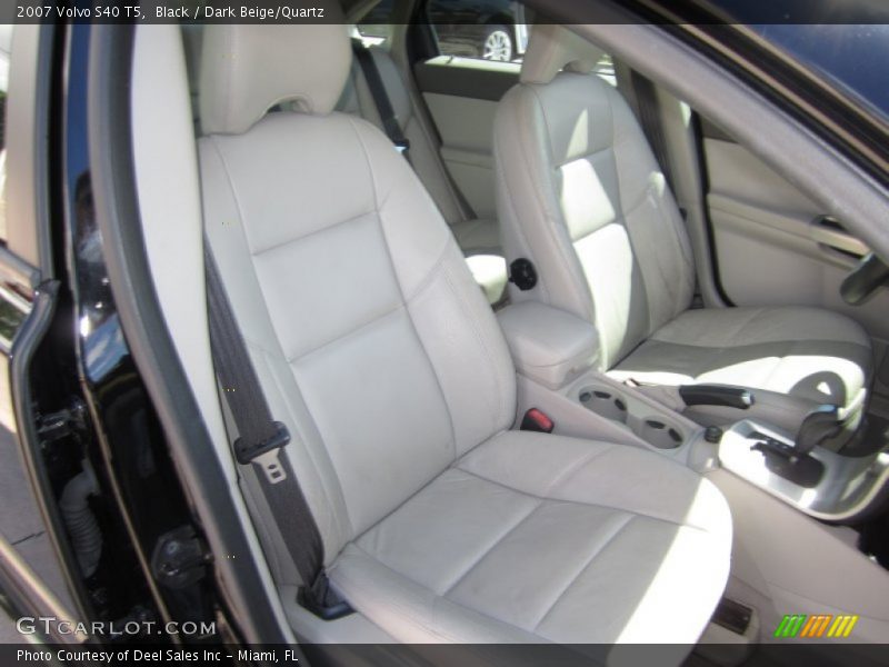 Black / Dark Beige/Quartz 2007 Volvo S40 T5