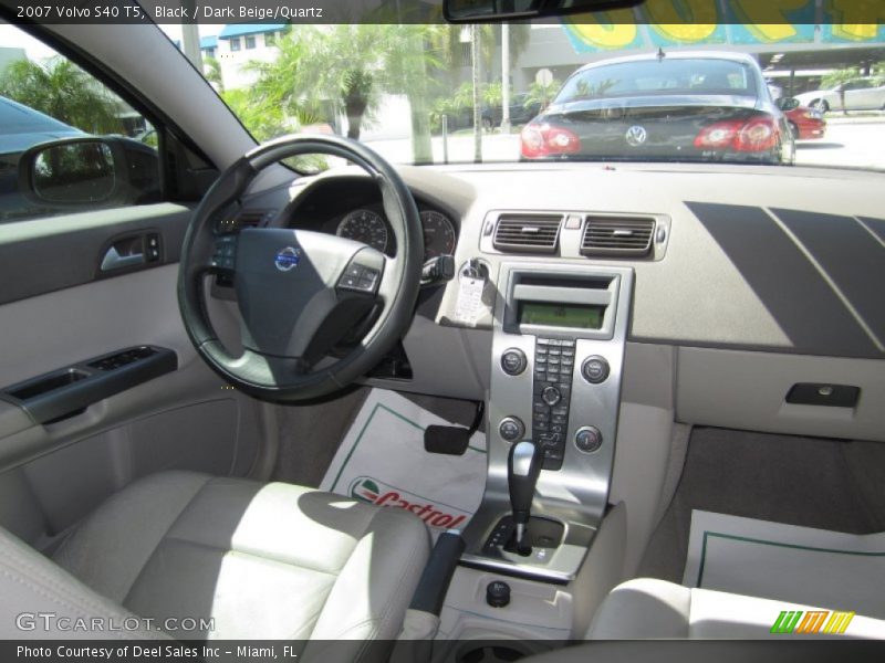 Black / Dark Beige/Quartz 2007 Volvo S40 T5