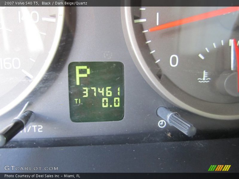 Black / Dark Beige/Quartz 2007 Volvo S40 T5