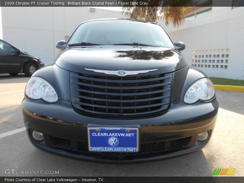 Brilliant Black Crystal Pearl / Pastel Slate Gray 2009 Chrysler PT Cruiser Touring