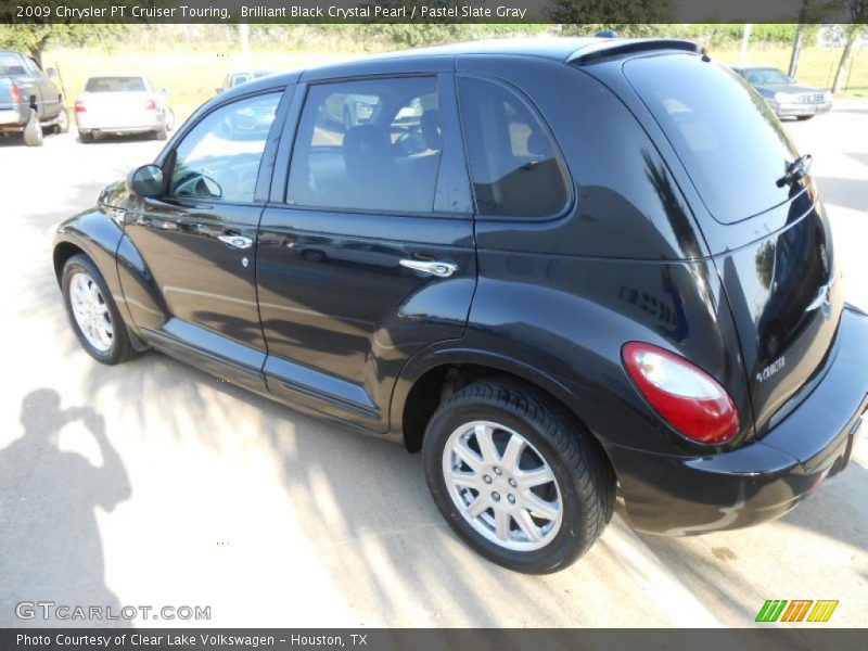 Brilliant Black Crystal Pearl / Pastel Slate Gray 2009 Chrysler PT Cruiser Touring