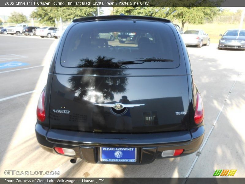 Brilliant Black Crystal Pearl / Pastel Slate Gray 2009 Chrysler PT Cruiser Touring