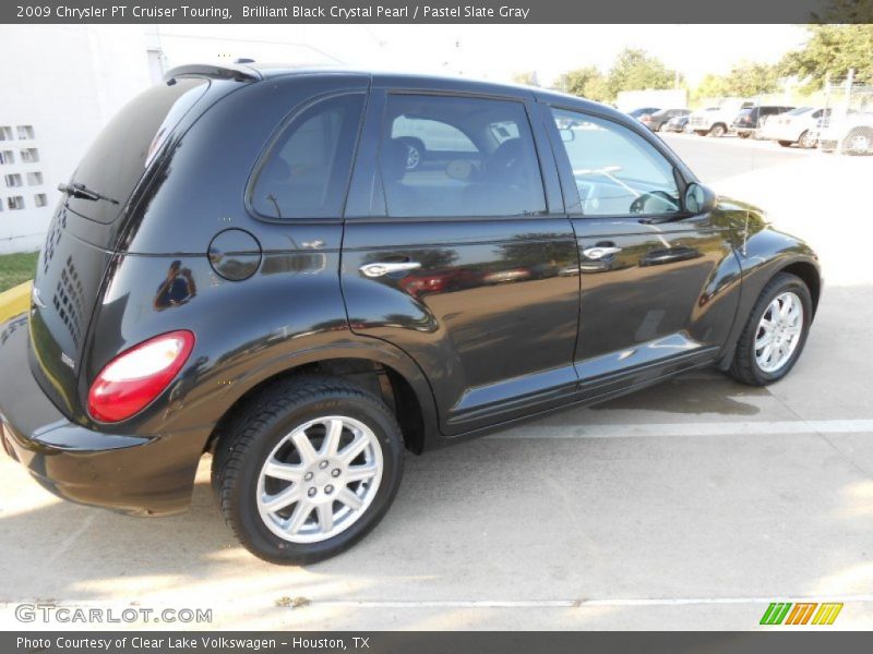 Brilliant Black Crystal Pearl / Pastel Slate Gray 2009 Chrysler PT Cruiser Touring