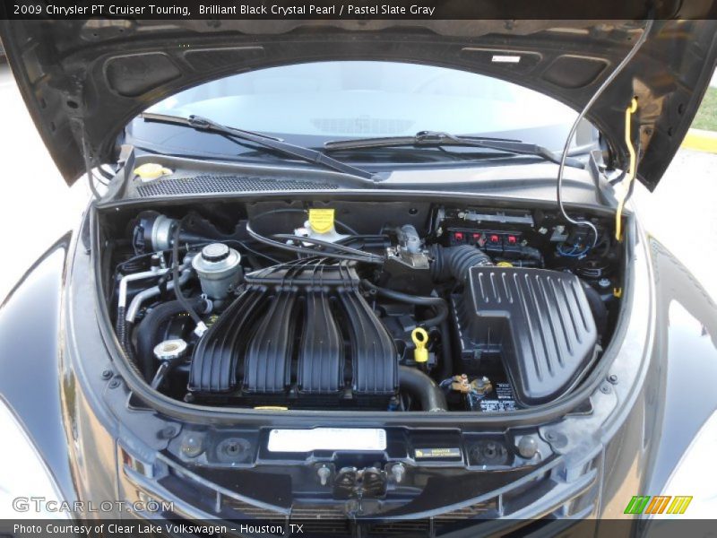 Brilliant Black Crystal Pearl / Pastel Slate Gray 2009 Chrysler PT Cruiser Touring