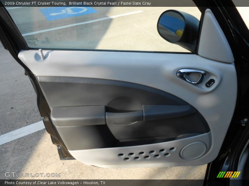 Brilliant Black Crystal Pearl / Pastel Slate Gray 2009 Chrysler PT Cruiser Touring