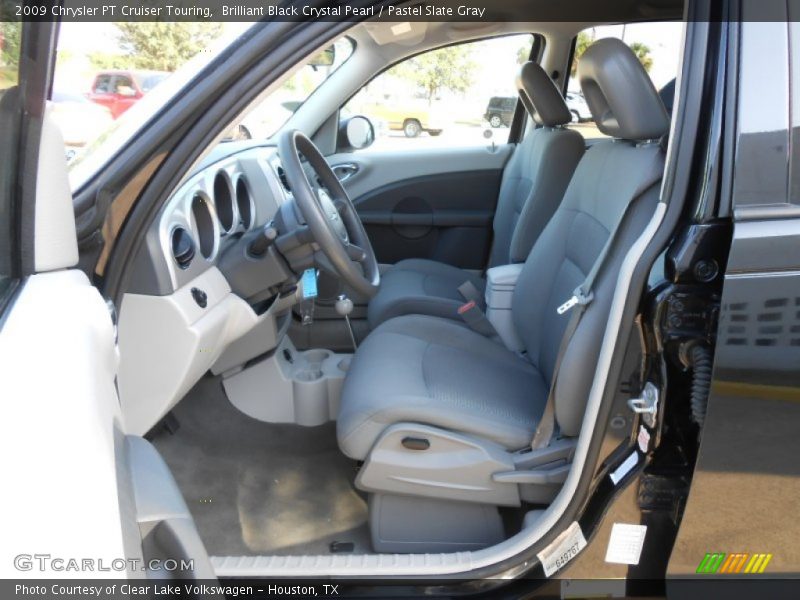 Brilliant Black Crystal Pearl / Pastel Slate Gray 2009 Chrysler PT Cruiser Touring