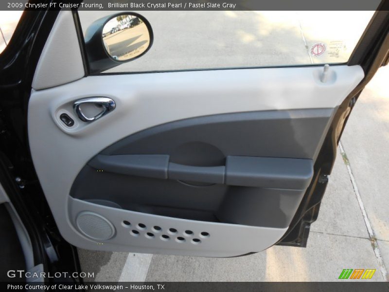 Brilliant Black Crystal Pearl / Pastel Slate Gray 2009 Chrysler PT Cruiser Touring