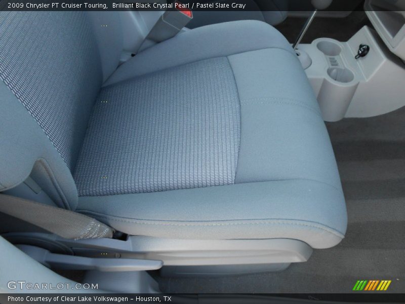 Brilliant Black Crystal Pearl / Pastel Slate Gray 2009 Chrysler PT Cruiser Touring