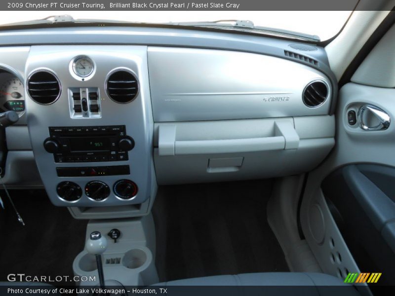 Brilliant Black Crystal Pearl / Pastel Slate Gray 2009 Chrysler PT Cruiser Touring