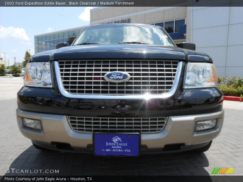 Black Clearcoat / Medium Parchment 2003 Ford Expedition Eddie Bauer