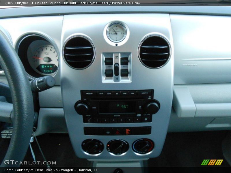 Brilliant Black Crystal Pearl / Pastel Slate Gray 2009 Chrysler PT Cruiser Touring