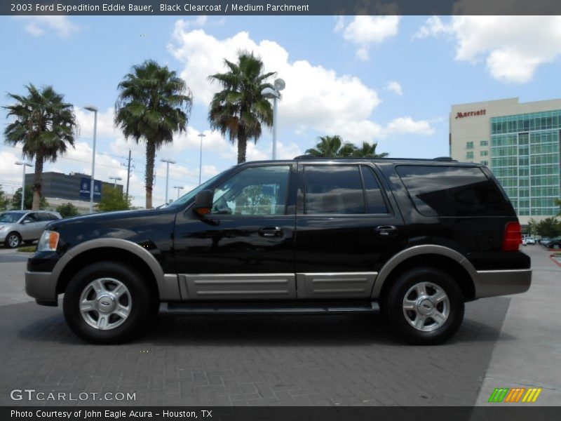 Black Clearcoat / Medium Parchment 2003 Ford Expedition Eddie Bauer
