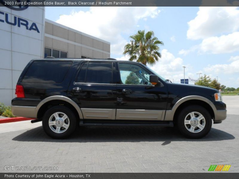 Black Clearcoat / Medium Parchment 2003 Ford Expedition Eddie Bauer
