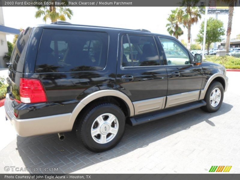 Black Clearcoat / Medium Parchment 2003 Ford Expedition Eddie Bauer