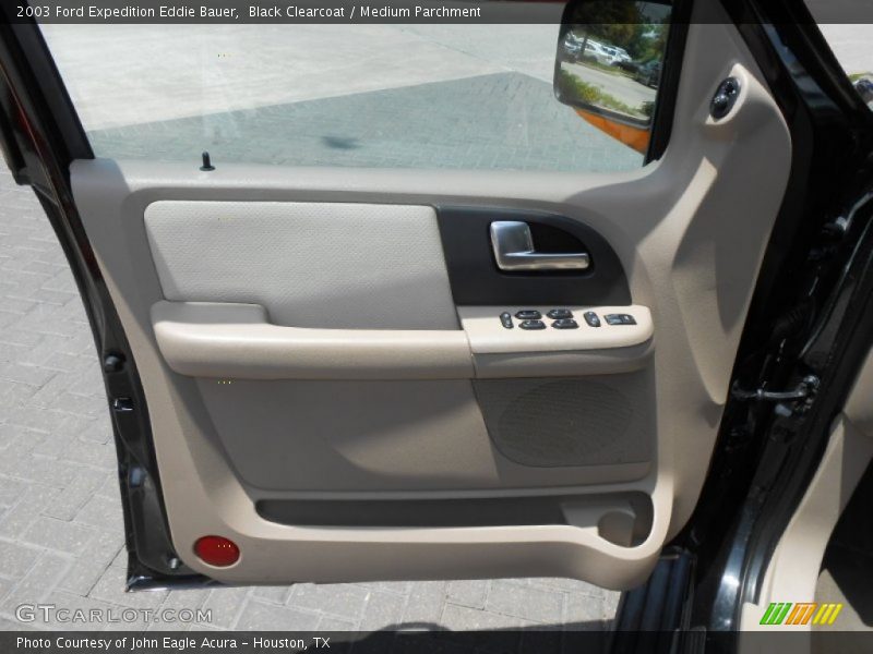 Black Clearcoat / Medium Parchment 2003 Ford Expedition Eddie Bauer