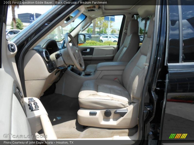 Black Clearcoat / Medium Parchment 2003 Ford Expedition Eddie Bauer