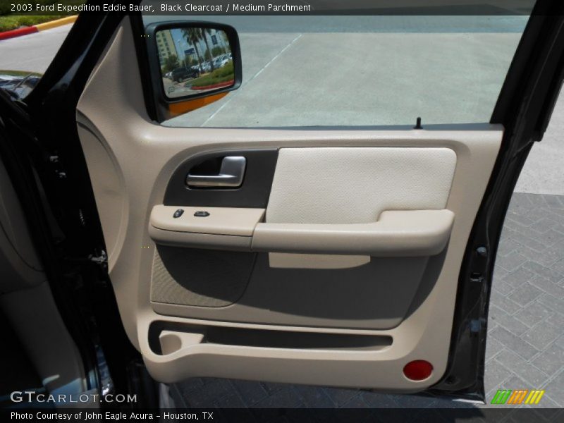 Black Clearcoat / Medium Parchment 2003 Ford Expedition Eddie Bauer