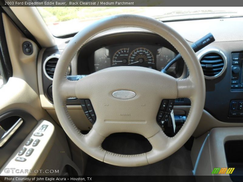 Black Clearcoat / Medium Parchment 2003 Ford Expedition Eddie Bauer