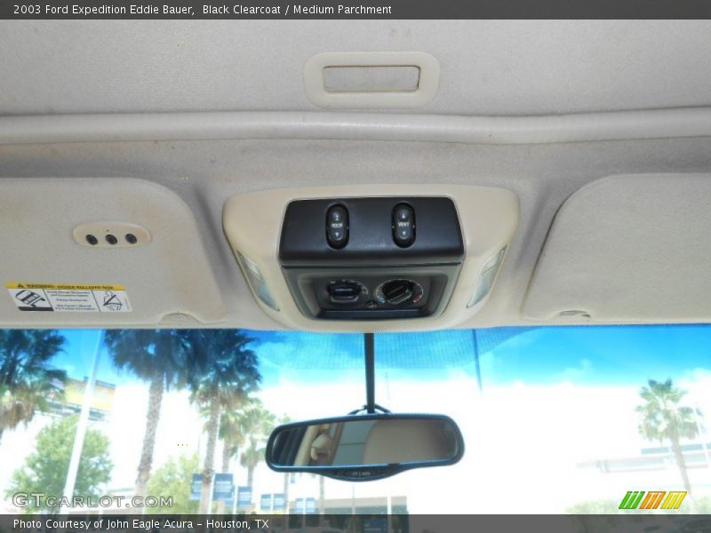 Black Clearcoat / Medium Parchment 2003 Ford Expedition Eddie Bauer