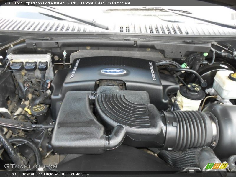 Black Clearcoat / Medium Parchment 2003 Ford Expedition Eddie Bauer
