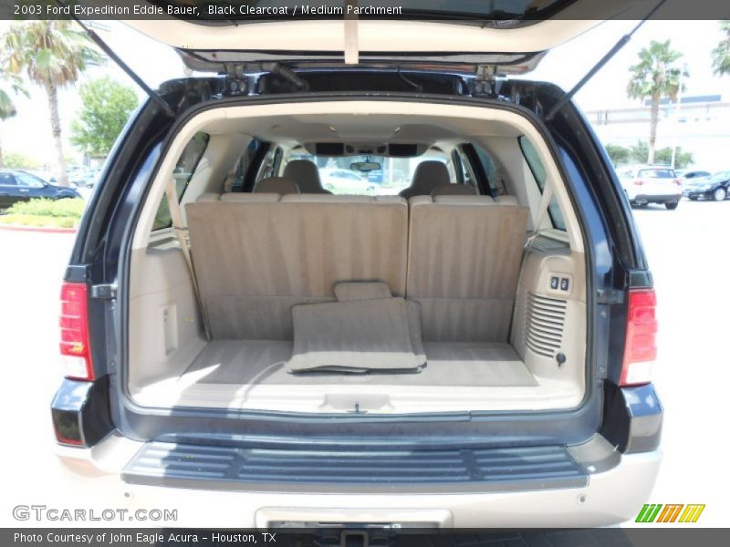 Black Clearcoat / Medium Parchment 2003 Ford Expedition Eddie Bauer